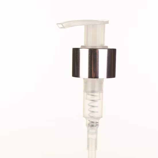 28/410 Nuova pompa per lozione erogatore con chiusura destra sinistra in plastica per bottiglia