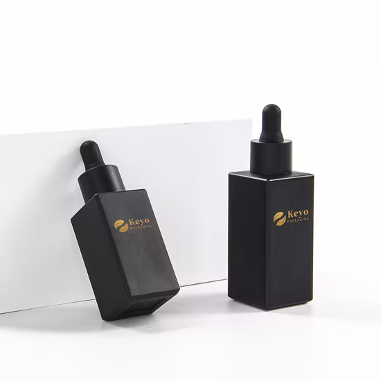 Bottiglia vuota per imballaggio di olio cosmetico in vetro in vendita