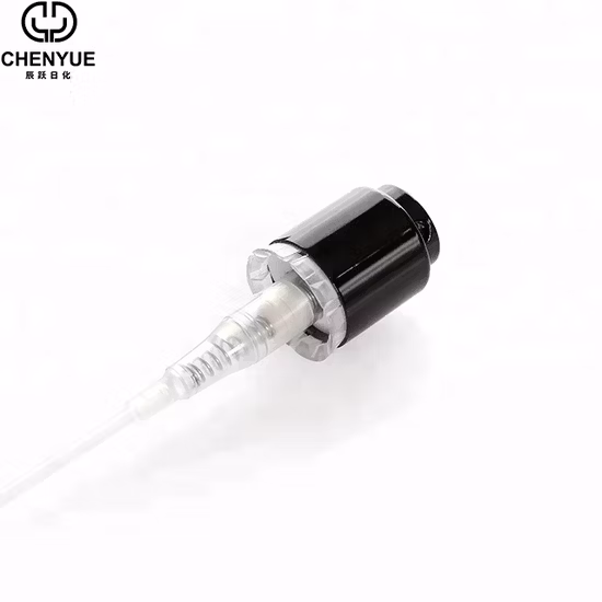 Spruzzatore senza piega con pompa a crimpare per profumo in alluminio da 15 mm con collare